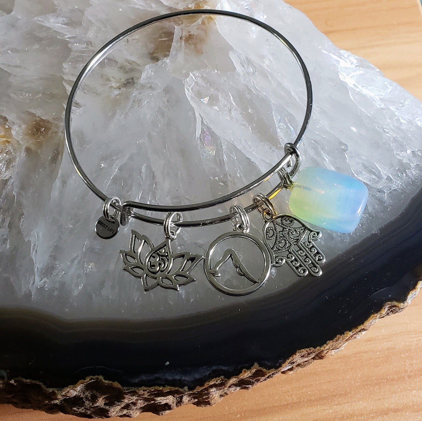 Sacred Sea Opal Bangle
